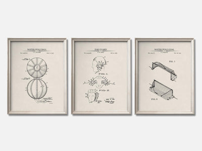 Water Polo Patent Print Set of 3 mockup - A_t10122-V1-PC_F+O-SS_3-PS_11x14-C_ivo variant