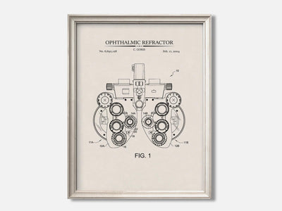 Ophthalmic Refractor 1 Oat - Ivory mockup
