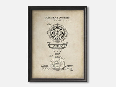 Mariner's Compass Patent Print mockup - A_to5-V1-PC_F+B-SS_1-PS_5x7-C_par variant
