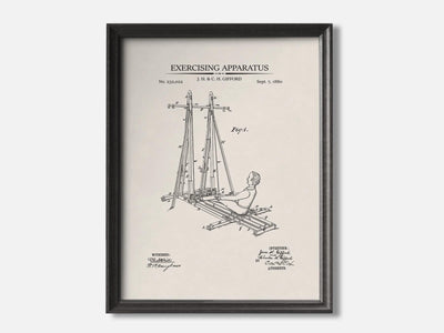 Exercising Apparatus 1 Black - Ivory mockup