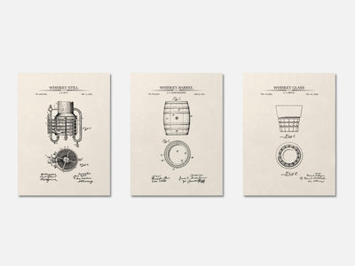 Whiskey Patent Print Set of 3 mockup - A_t10059-V1-PC_AP-SS_3-PS_11x14-C_ivo variant