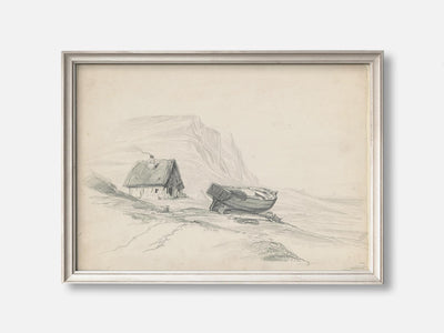 House and Boat at the Shore (c. 1835-1840) Art Print mockup - A_d27-V1-PC_F+O-SS_1-PS_5x7-C_def variant