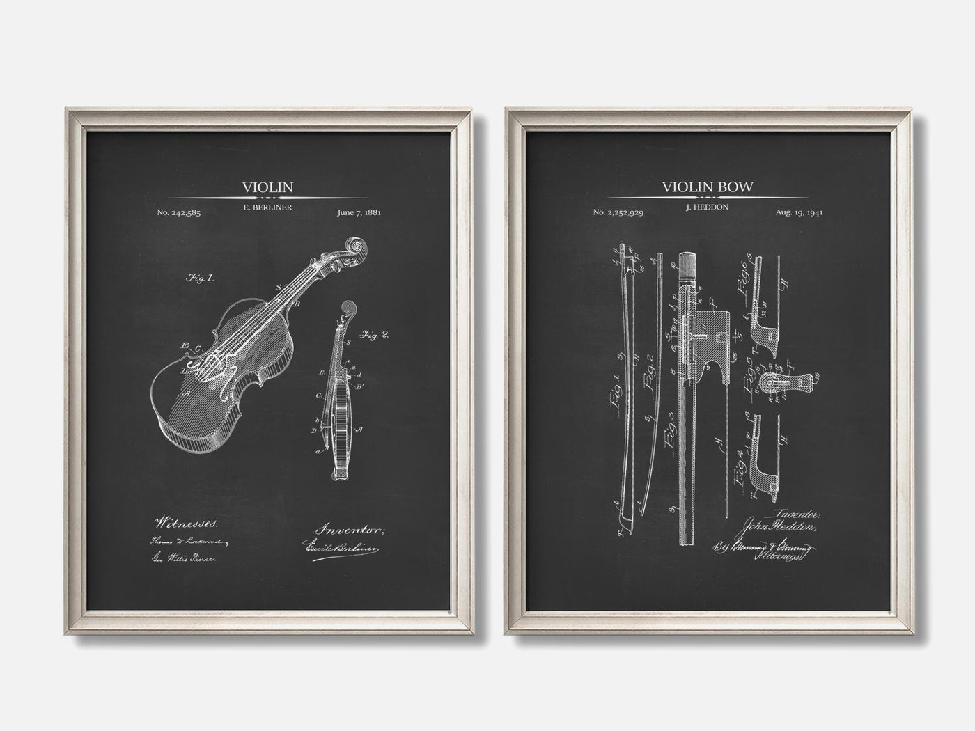 Violin Patent Print Set of 2 mockup - A_t10079-V1-PC_F+O-SS_2-PS_11x14-C_cha variant