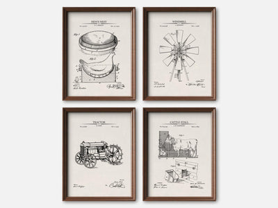 Farm Patent Print Set of 4 mockup - A_t10025-V1-PC_F+WA-SS_4-PS_5x7-C_ivo