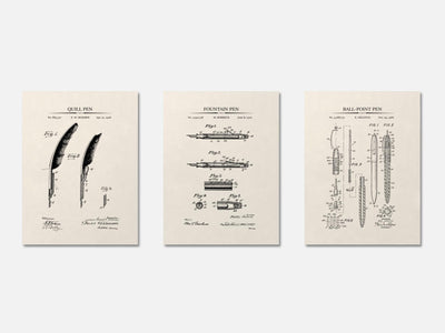 Evolution of Pens Patent Set of 3 mockup - A_t10056-V1-PC_AP-SS_3-PS_11x14-C_ivo variant