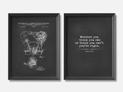 Ford Patent & Quote Prints - Set of 2 mockup - A_t10154-V1-PC_F+B-SS_2-PS_11x14-C_cha variant