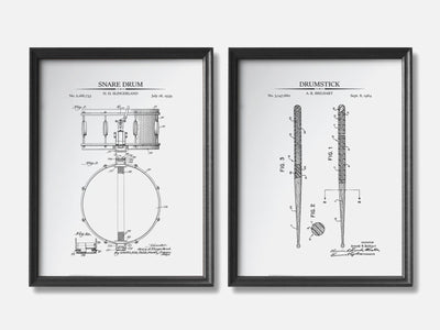 Drum Patent Print Set of 2 mockup - A_t10162-V1-PC_F+B-SS_2-PS_11x14-C_whi variant