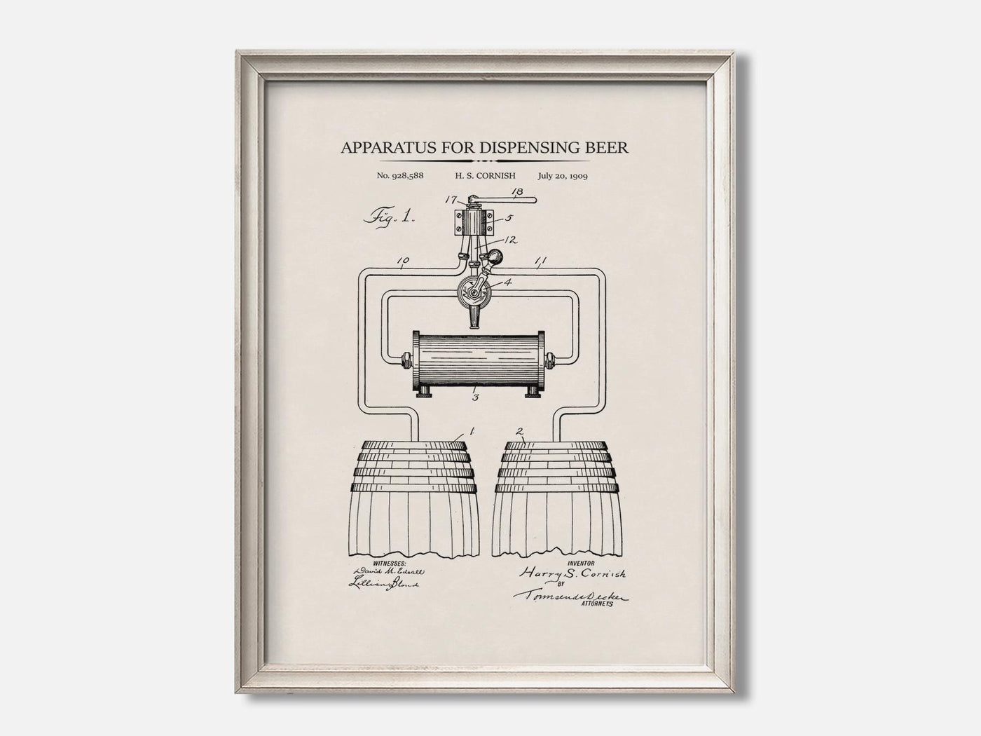 Apparatus for Dispensing Beer 1 Oat - Ivory mockup