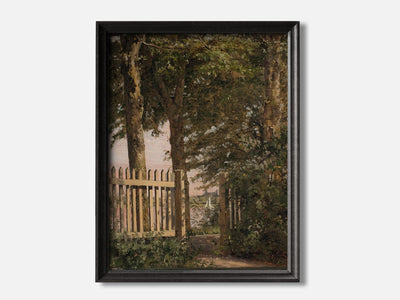 The Garden Gate of the Artist’s Home at Blegdammen (1843 – 1844) Art Print mockup - A_p238-V1-PC_F+B-SS_1-PS_5x7-C_def variant