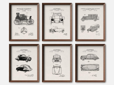 Vintage Car Patent Print Set of 6 mockup - A_t10018-V1-PC_F+WA-SS_6-PS_5x7-C_ivo variant