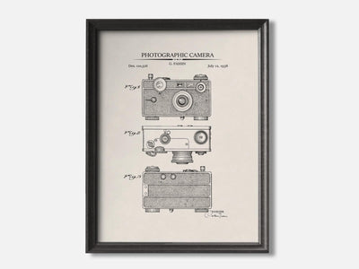 Vintage Camera Patent Print mockup - A_t10016.2-V1-PC_F+B-SS_1-PS_5x7-C_ivo variant