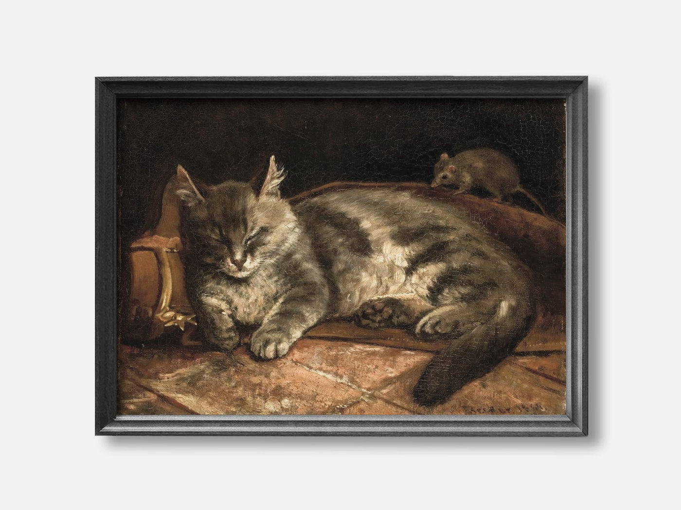 Sleeping Grey Cat And A Rat (1864) Art Print mockup - A_p124-V1-PC_F+B-SS_1-PS_5x7-C_def variant