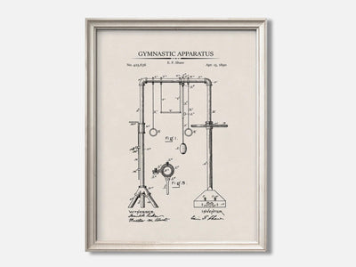 Gymnastic Apparatus 1 Oat - Ivory mockup