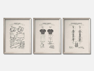 Nurse Patent Print Set of 3 mockup - A_t10101-V1-PC_F+O-SS_3-PS_11x14-C_ivo