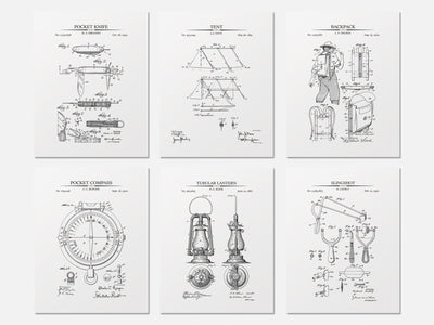 Boy Scout Patent Prints - Set of 6 mockup - A_t10165-V1-PC_AP-SS_6-PS_5x7-C_whi variant