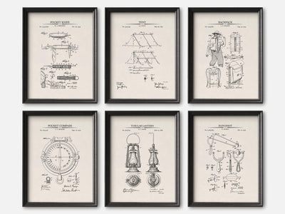 Boy Scout Patent Prints - Set of 6 mockup - A_t10165-V1-PC_F+B-SS_6-PS_5x7-C_ivo variant