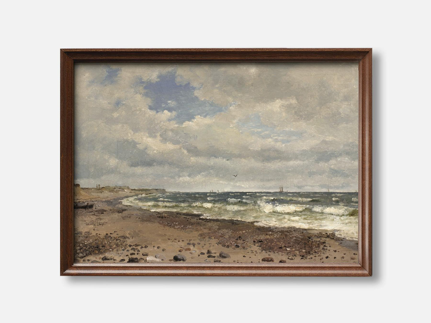 A Beach with Dunes. The West Coast of Jutland Art Print mockup - A_p18-V1-PC_F+WA-SS_1-PS_5x7-C_def variant