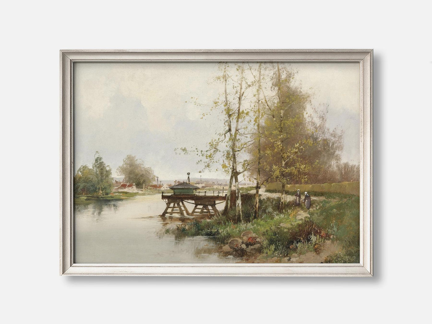 The Pond at the edge of the village Art Print mockup - A_p15-V1-PC_F+O-SS_1-PS_5x7-C_def variant