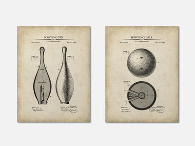 Bowling Patent Print Set of 2 mockup - A_t10124-V1-PC_AP-SS_2-PS_11x14-C_par