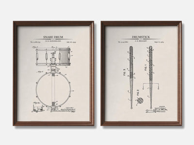 Drum Patent Print Set of 2 mockup - A_t10162-V1-PC_F+WA-SS_2-PS_11x14-C_ivo variant