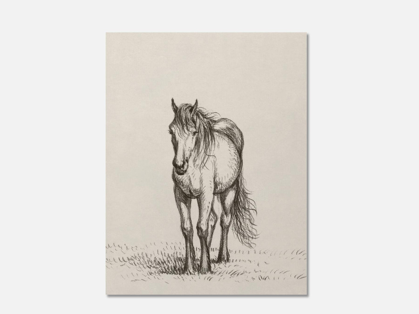 Standing horse (1816) 1 Unframed mockup
