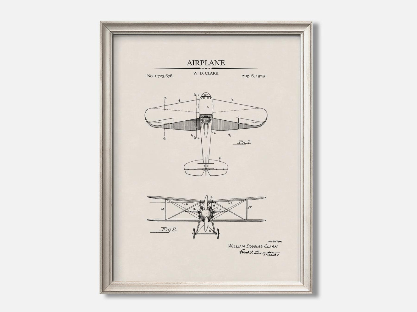 Airplane 1 Oat - Ivory mockup