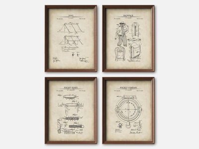 Camping Patent Print Set of 3 mockup - A_t10017-V1-PC_F+WA-SS_4-PS_5x7-C_par variant