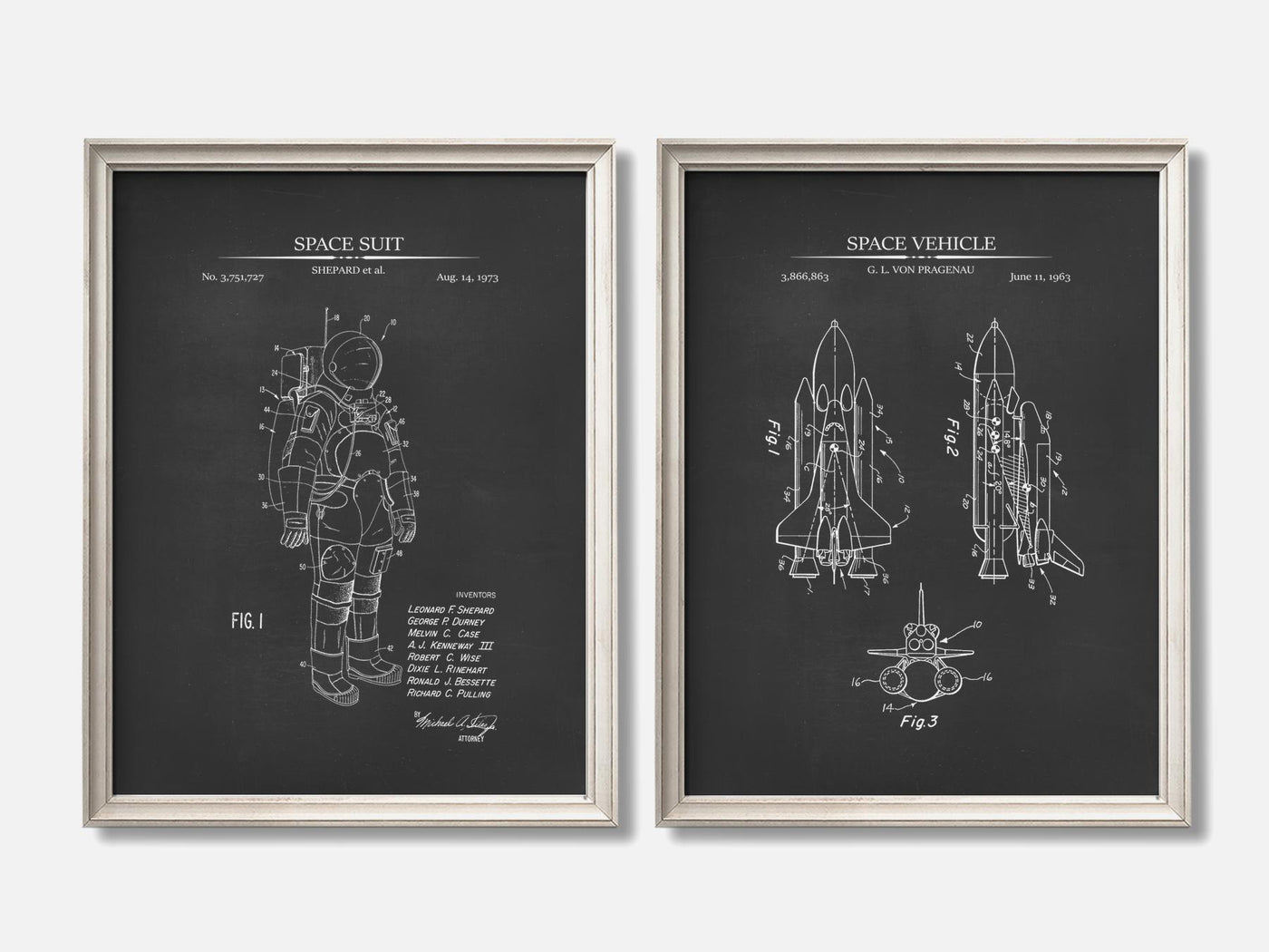 Astronaut Patent Print Set of 2 mockup - A_t10130-V1-PC_F+O-SS_2-PS_11x14-C_cha variant