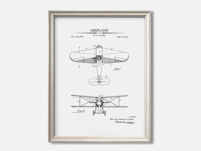 Vintage Airplane Patent Print mockup - A_t10118.2-V1-PC_F+O-SS_1-PS_5x7-C_whi variant