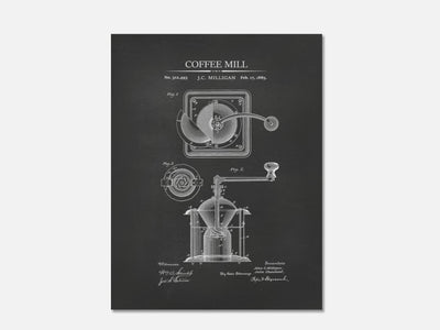 Coffee Mill Patent Print mockup - A_t10002.2-V1-PC_AP-SS_1-PS_5x7-C_cha variant