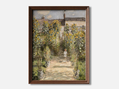 The Artist’s Garden at Vétheuil (1881) Art Print mockup - A_p216-V1-PC_F+WA-SS_1-PS_5x7-C_def