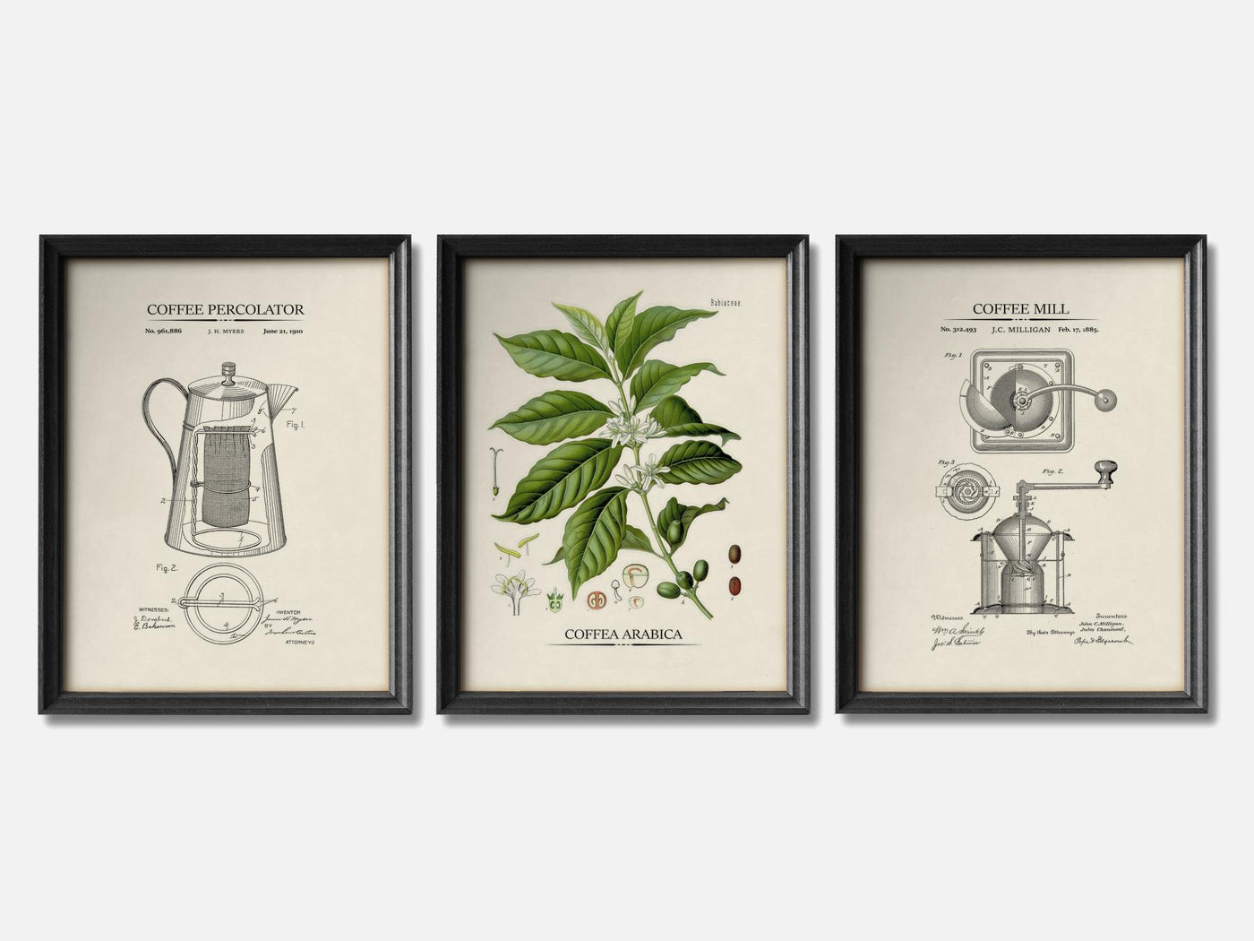 Vintage Coffee Print Set of 3 mockup - A_ms2-V1-PC_F+B-SS_3-PS_11x14-C_lpa variant