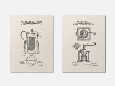 Coffee Patent Prints - Set of 2 mockup - A_t10002-V1-PC_AP-SS_2-PS_11x14-C_ivo variant