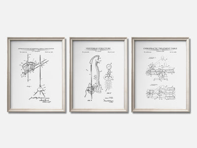 Chiropractic Patent Print Set of 3 mockup - A_t10095-V1-PC_F+O-SS_3-PS_11x14-C_whi variant