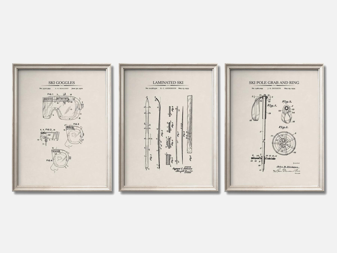 Ski Patent Print Set of 3 mockup - A_t10045-V1-PC_F+O-SS_3-PS_11x14-C_ivo variant