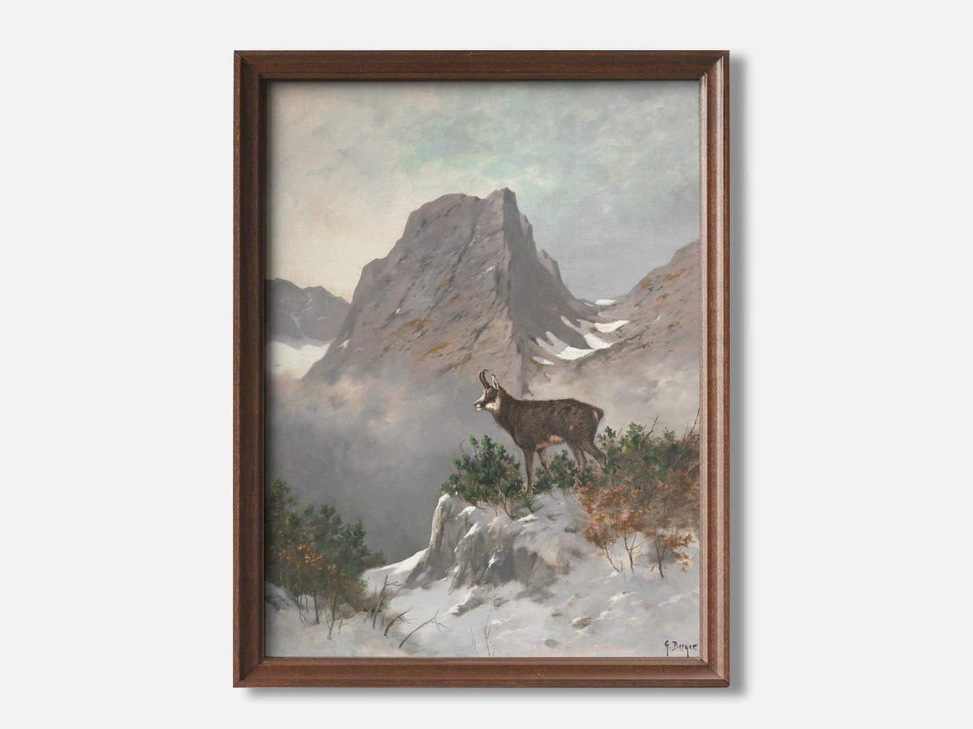 A Chamois High in the Mountains mockup - A_w40-V1-PC_F+WA-SS_1-PS_5x7-C_def variant