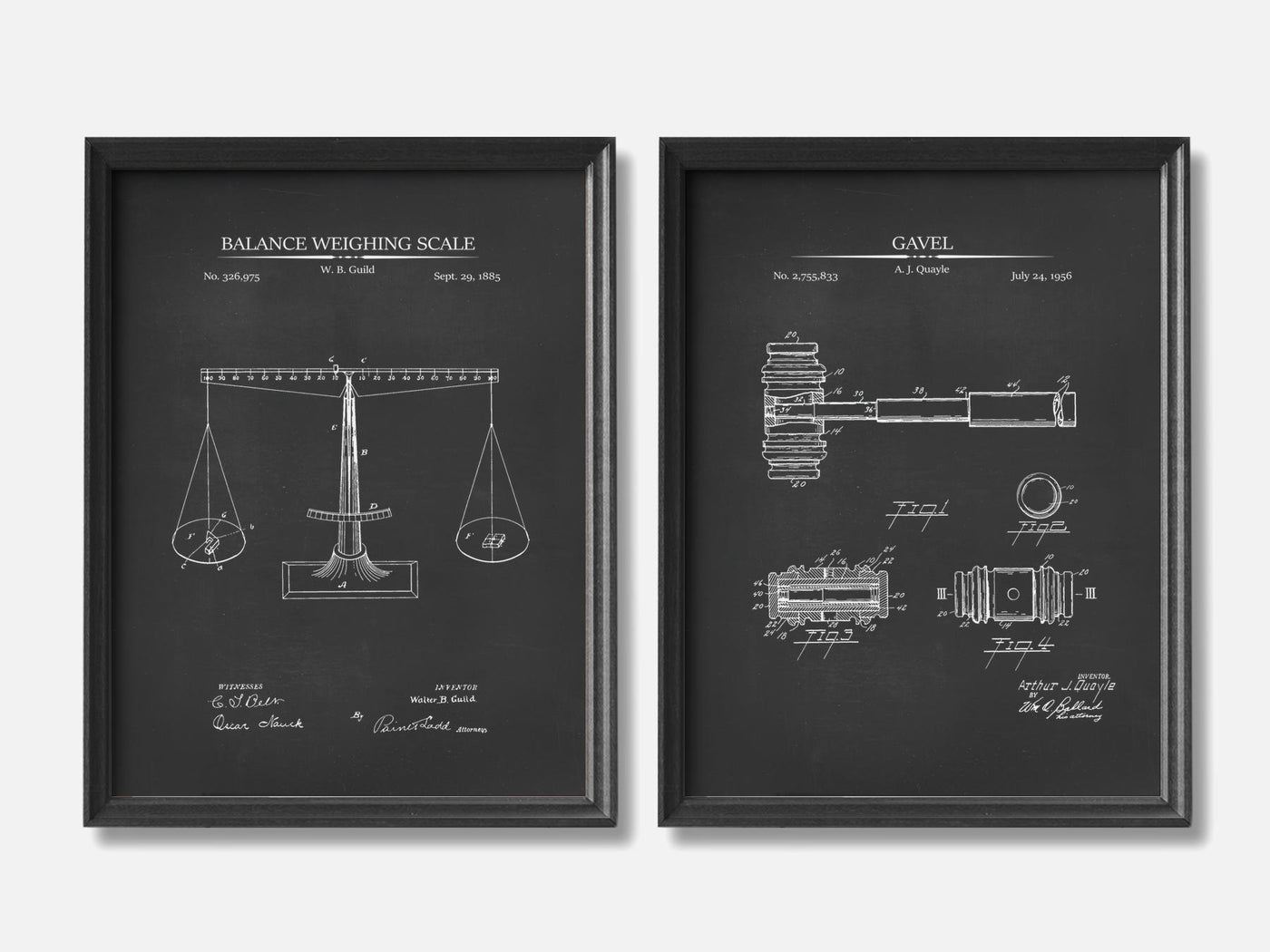 Law Patent Print Set of 2 mockup - A_t10116-V1-PC_F+B-SS_2-PS_11x14-C_cha variant