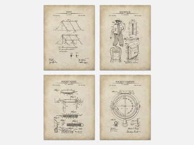 Camping Patent Print Set of 3 mockup - A_t10017-V1-PC_AP-SS_4-PS_5x7-C_par variant