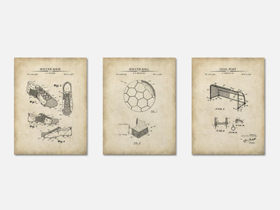 Soccer Patent Print Set of 3 mockup - A_t10070-V1-PC_AP-SS_3-PS_11x14-C_par variant