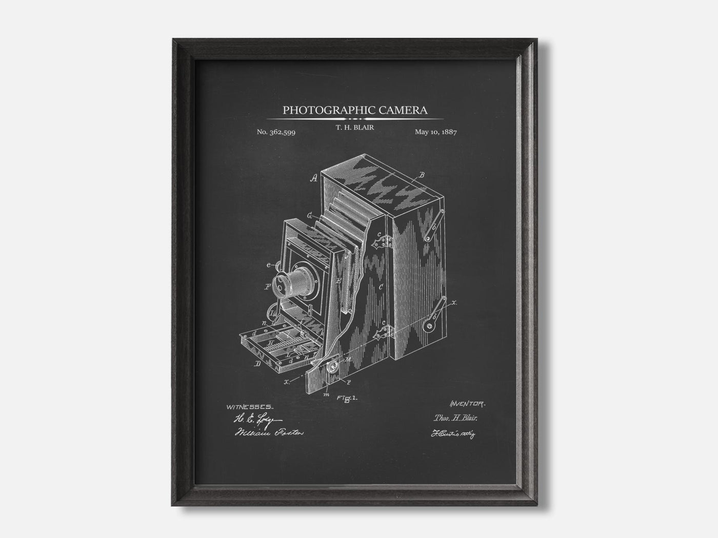 Antique Camera Patent Print mockup - A_t10016.1-V1-PC_F+B-SS_1-PS_5x7-C_cha variant