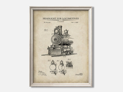 Locomotive Headlight Patent Print mockup - A_t10033.2-V1-PC_F+O-SS_1-PS_5x7-C_par variant