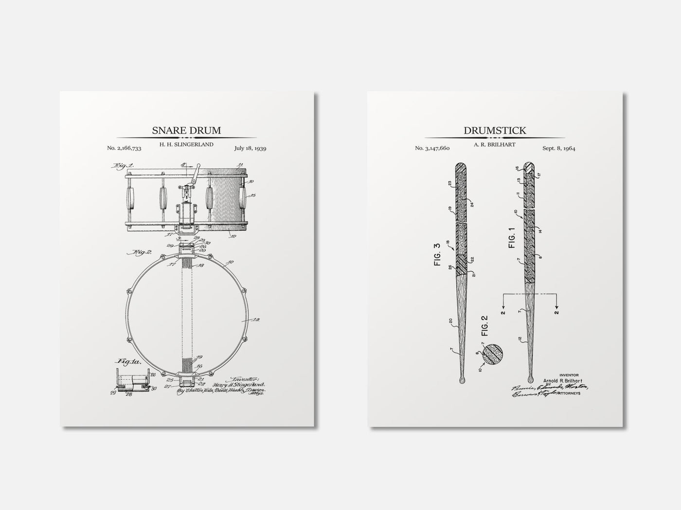 Drum Patent Print Set of 2 mockup - A_t10162-V1-PC_AP-SS_2-PS_11x14-C_whi variant