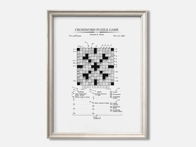 Crossword Puzzle Patent Print mockup - A_t10160.2-V1-PC_F+O-SS_1-PS_5x7-C_whi variant