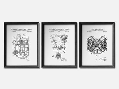 Henry Ford Patent Print Set of 3 mockup - A_t10072-V1-PC_F+B-SS_3-PS_11x14-C_whi variant
