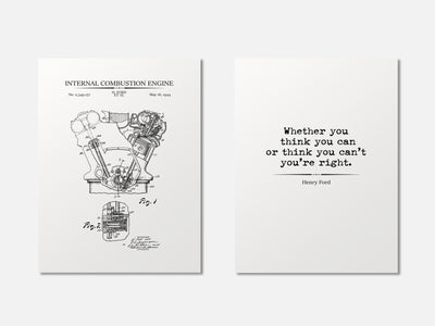 Ford Patent & Quote Prints - Set of 2 mockup - A_t10154-V1-PC_AP-SS_2-PS_11x14-C_whi variant