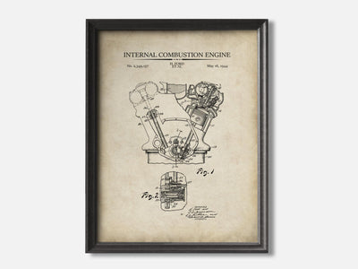 Internal Combustion Engine Patent Print mockup - A_t10072.2-V1-PC_F+B-SS_1-PS_5x7-C_par variant