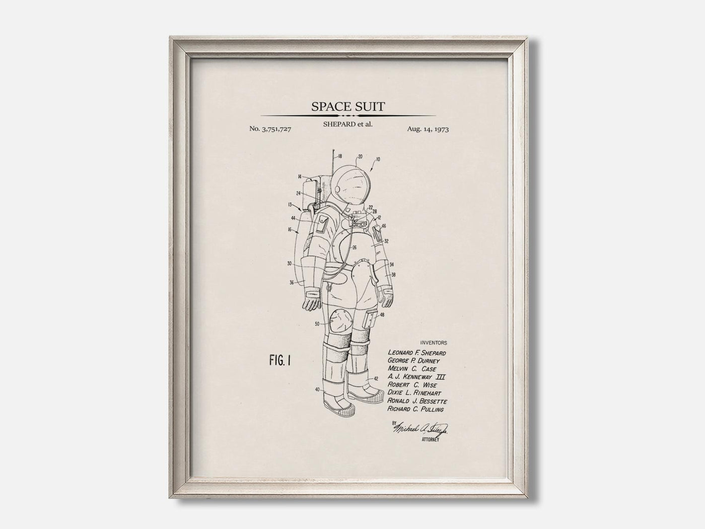 Space Suit 1 Oat - Ivory mockup