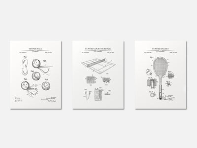 Tennis Patent Print Set of 3 mockup - A_t10049-V1-PC_AP-SS_3-PS_11x14-C_whi variant