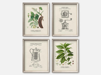 Vintage Coffee Print Set of 4 mockup - A_ms3-V1-PC_F+O-SS_4-PS_5x7-C_lpa