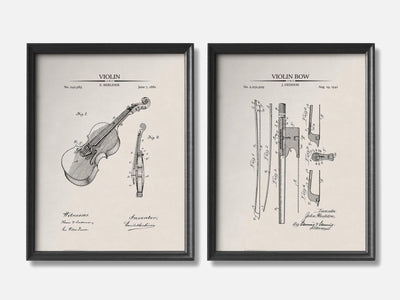 Violin Patent Print Set of 2 mockup - A_t10079-V1-PC_F+B-SS_2-PS_11x14-C_ivo variant